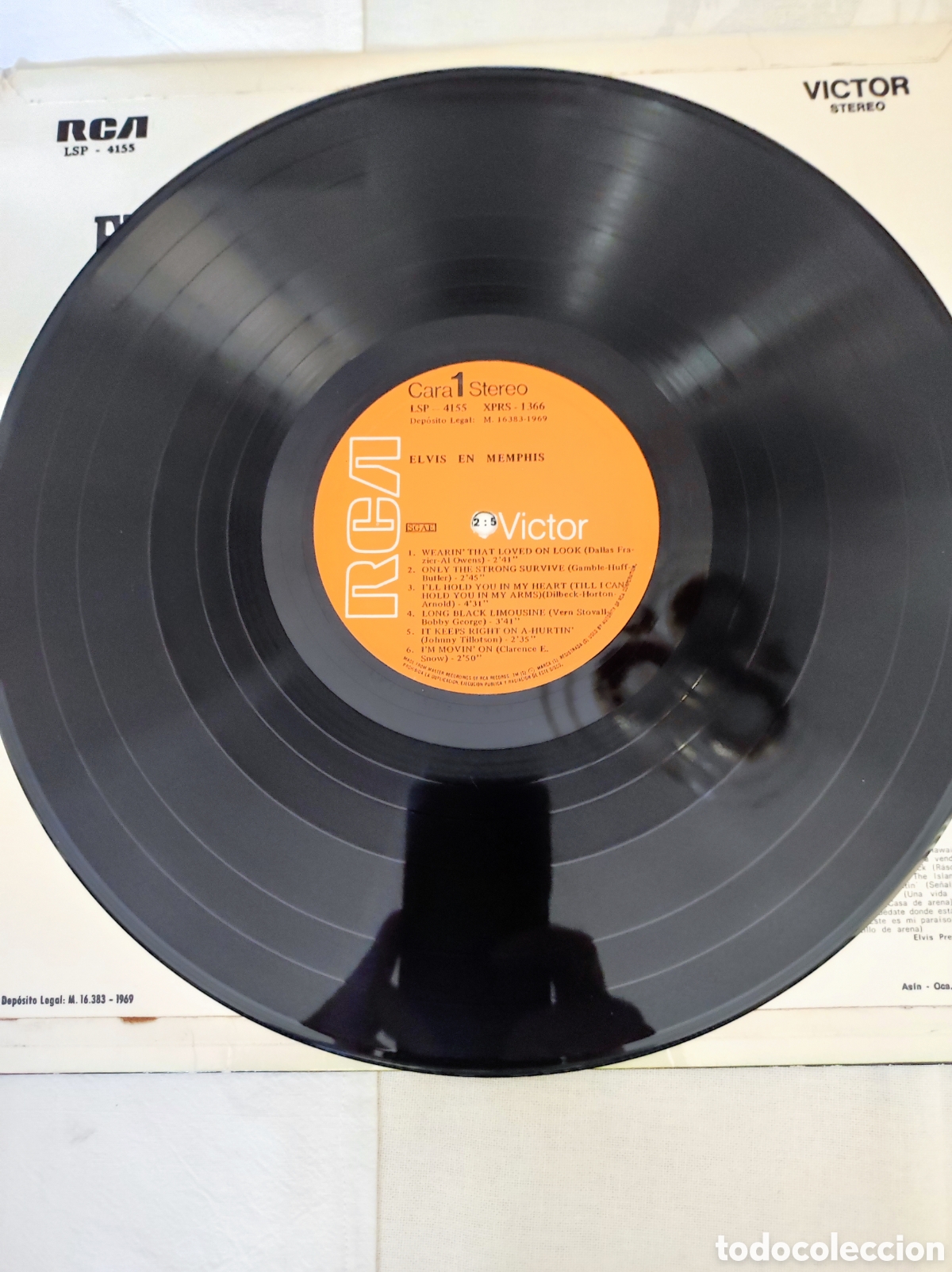 Discos de vinilo: ELVIS PRESLEY - ELVIS IN MEMPHIS - Foto 3