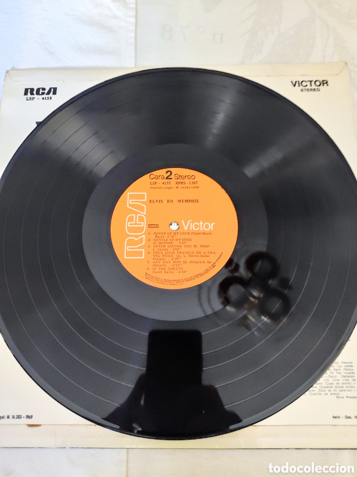 Discos de vinilo: ELVIS PRESLEY - ELVIS IN MEMPHIS - Foto 4