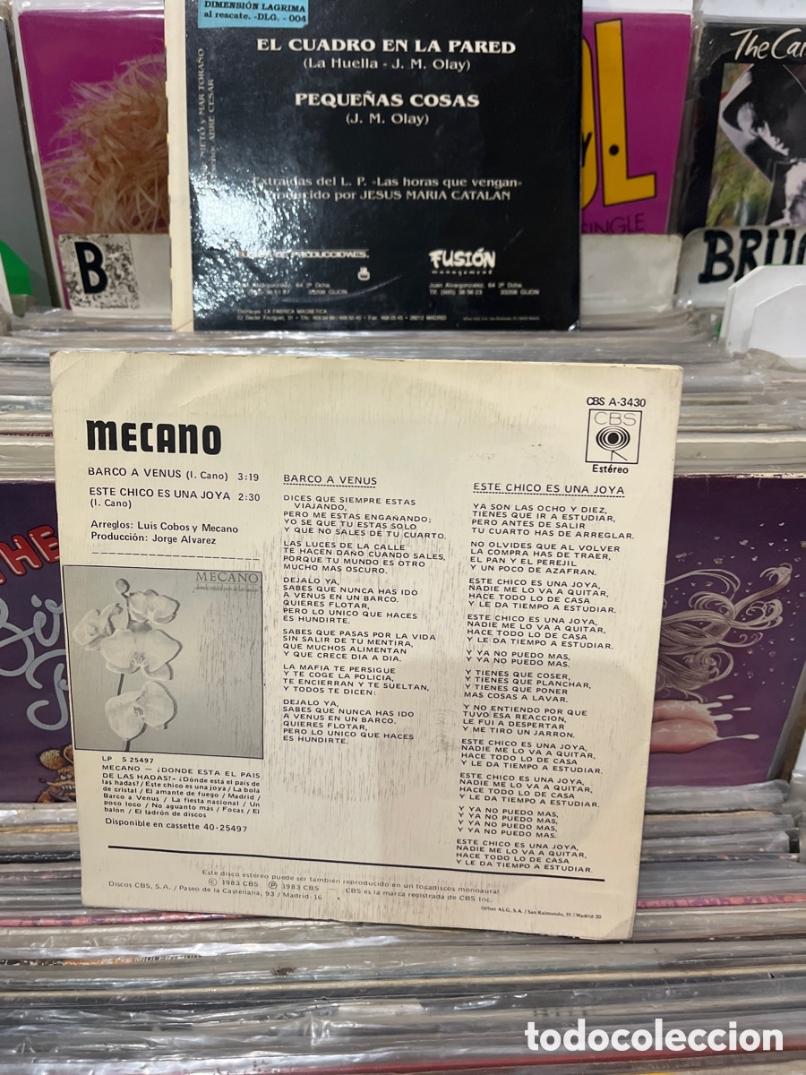 Discos de vinilo: mecano barco a venus este chico es una joya - Foto 2