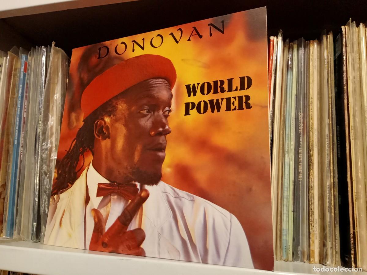 Discos de vinilo: Donovan &lrm;&ndash; World Power - lp US 1988 - Foto 1