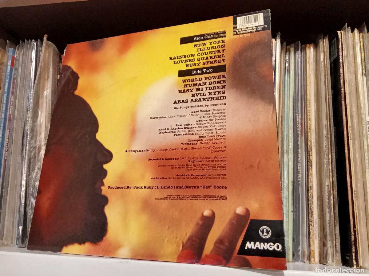 Discos de vinilo: Donovan &lrm;&ndash; World Power - lp US 1988 - Foto 2