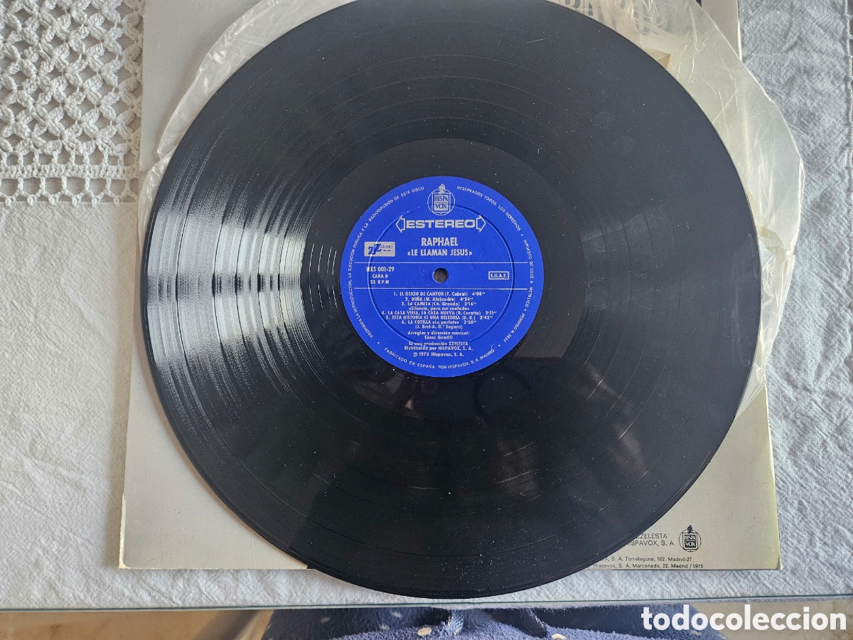 Discos de vinilo: LP Raphael le llaman Jes&uacute;s! - Foto 2