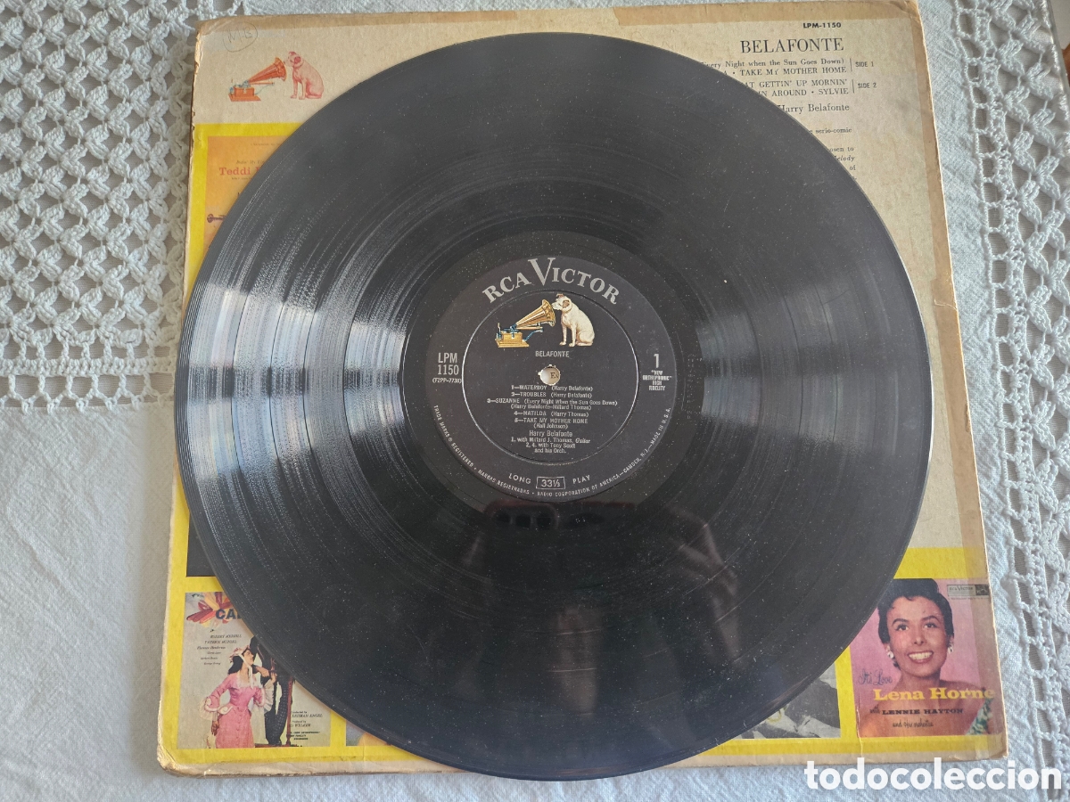 Discos de vinilo: HARRY BELAFONTE RCA VICTOR LPM-1150 - Foto 2