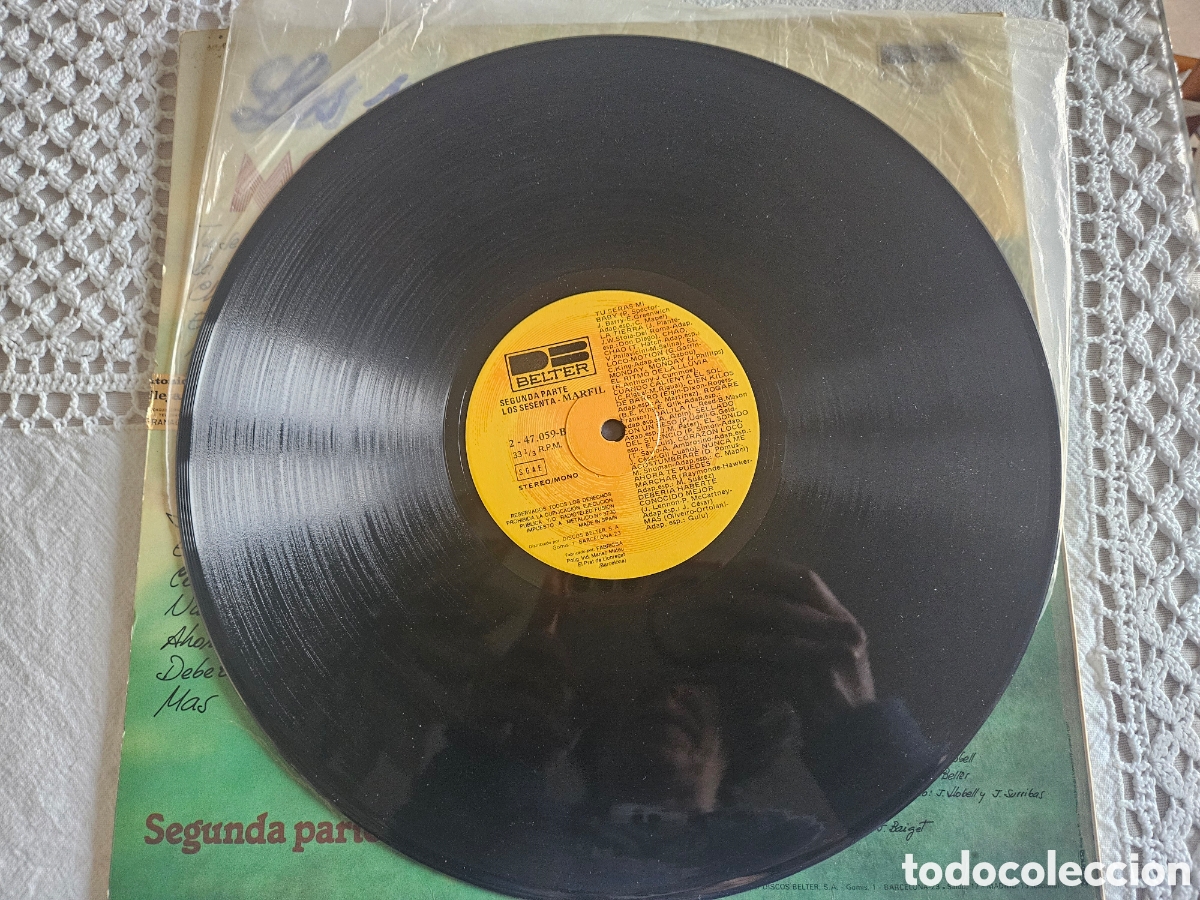 Discos de vinilo: LP Los Sesenta Marfil - Foto 2