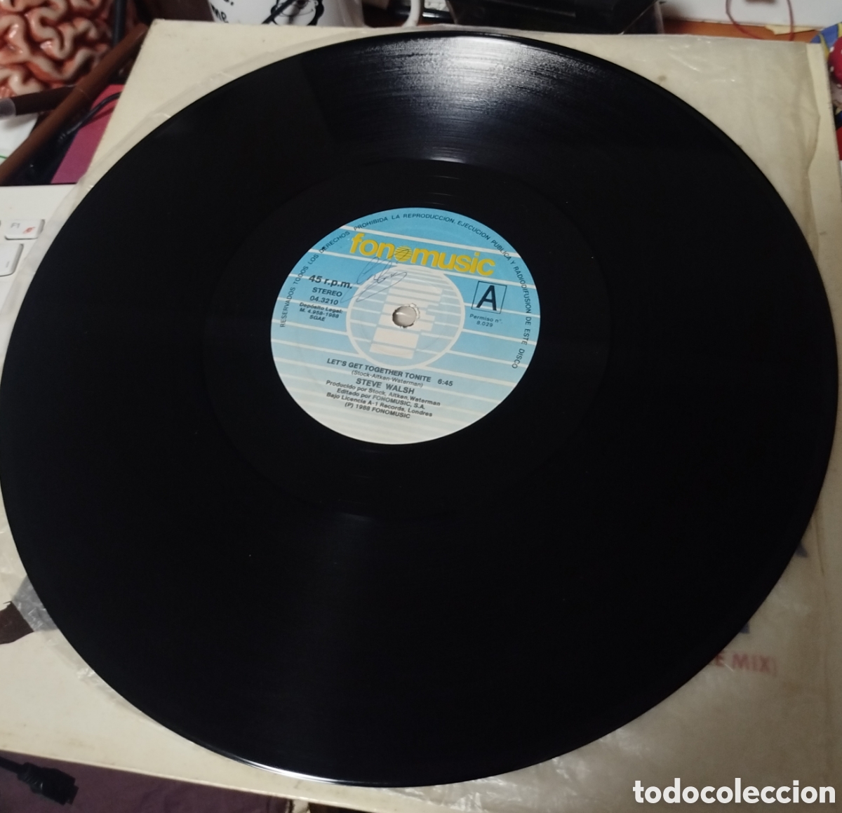 Discos de vinilo: Steve Walsh &ndash; Lets Get Together Tonite - Foto 2