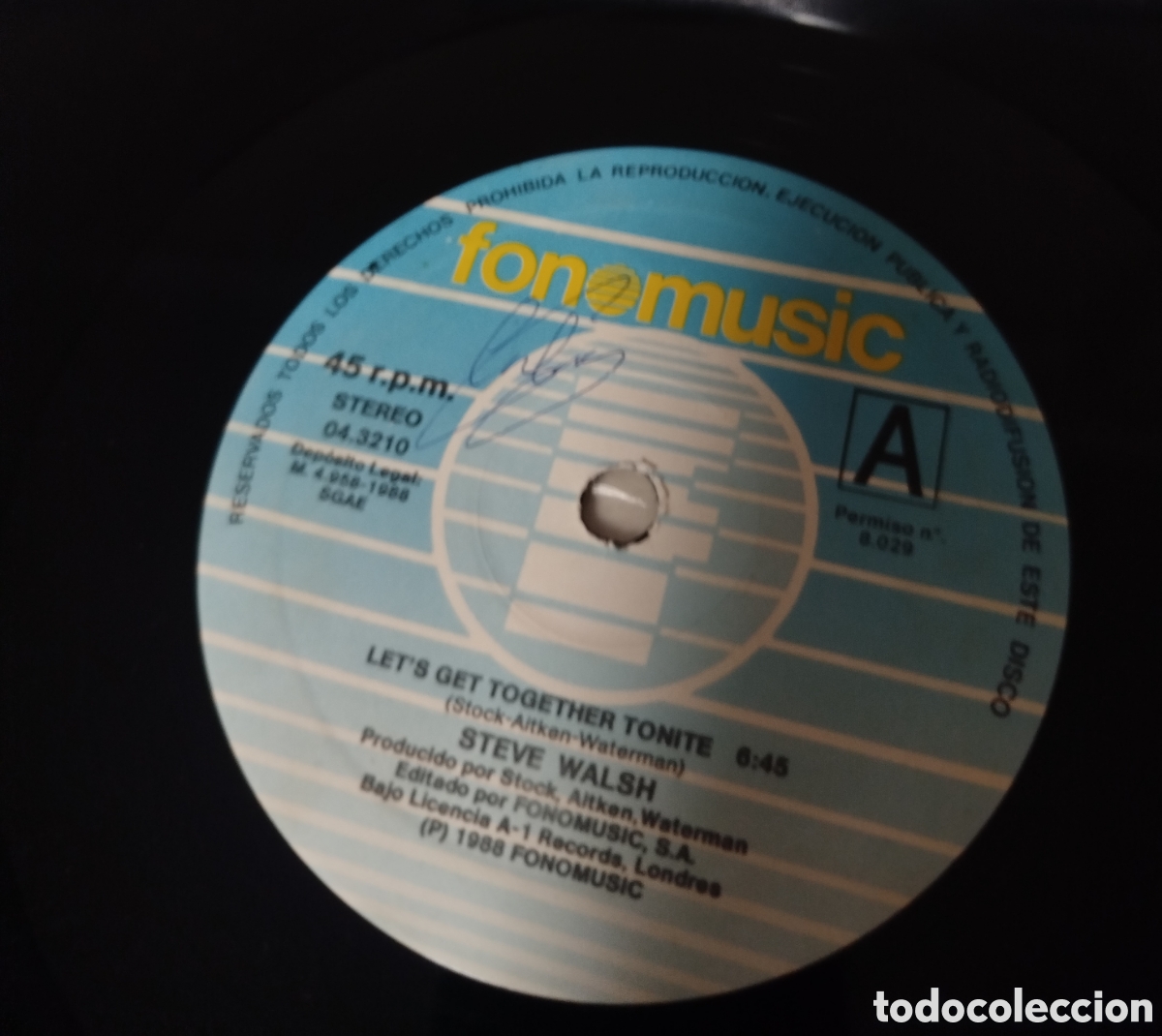 Discos de vinilo: Steve Walsh &ndash; Lets Get Together Tonite - Foto 3