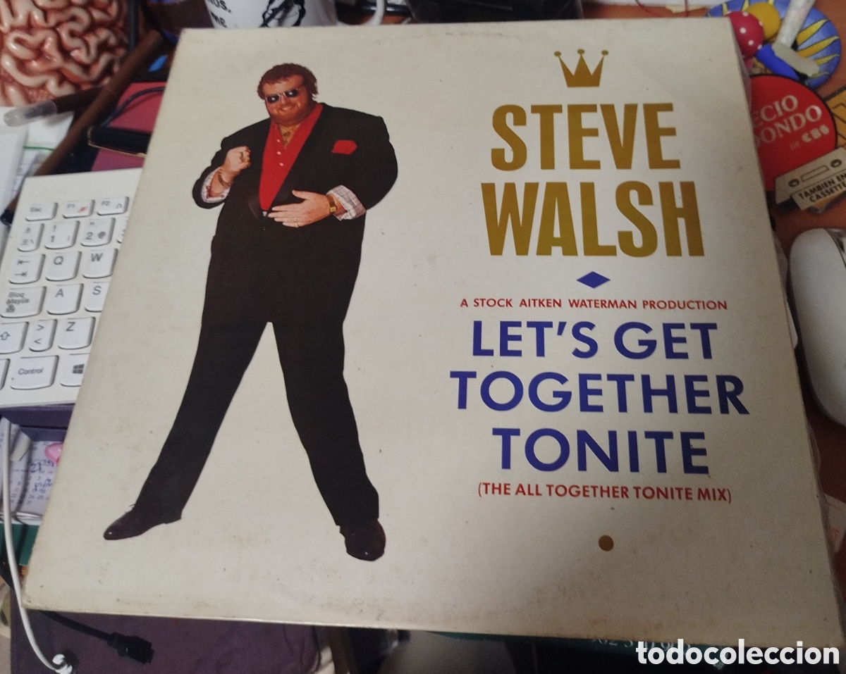 Discos de vinilo: Steve Walsh &ndash; Lets Get Together Tonite - Foto 1
