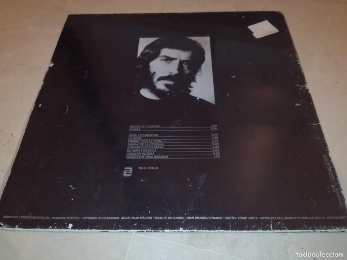 Discos de vinilo: JOAN MANUEL SERRAT-MIGUEL HERNANDEZ-GATEFOLD - Foto 2