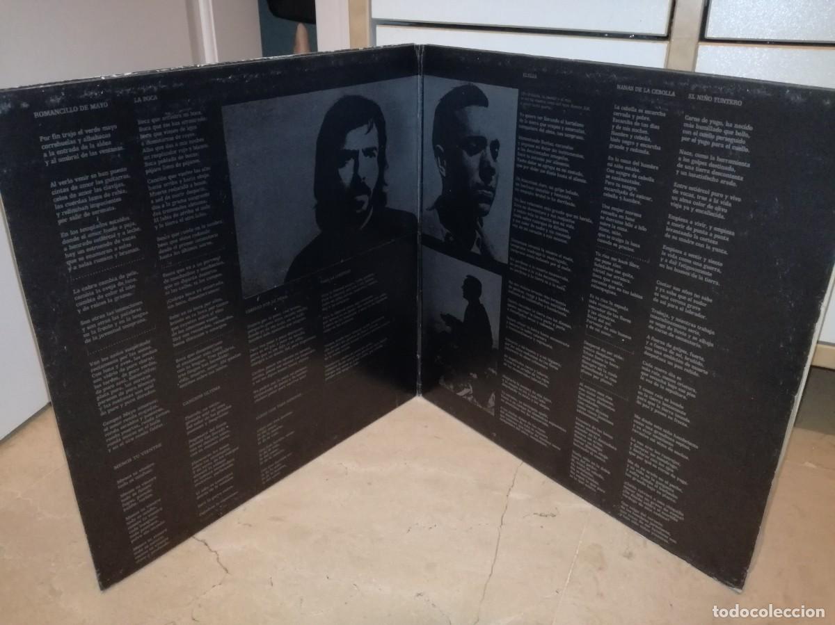 Discos de vinilo: JOAN MANUEL SERRAT-MIGUEL HERNANDEZ-GATEFOLD - Foto 3