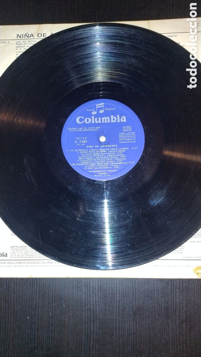 Discos de vinilo: La ni&ntilde;a de Antequera LP - Foto 3