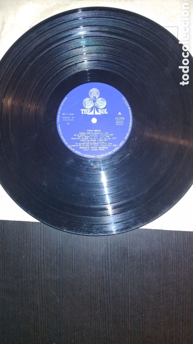Discos de vinilo: Fiesta brava orquesta t&iacute;pica espa&ntilde;ola LP - Foto 3