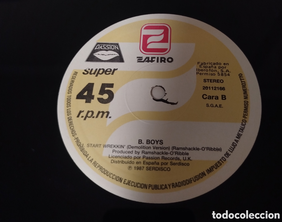 Discos de vinilo: The B. Boys&nbsp;&lrm;&ndash;&nbsp;Start Wrekkin - Foto 5