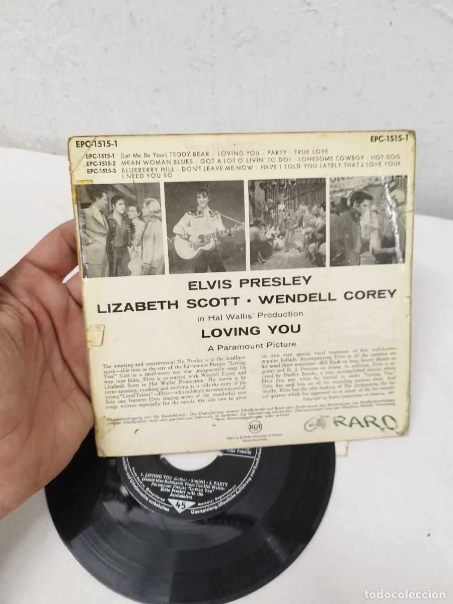 Discos de vinilo: Elvis Presley &ndash; Loving You. Vinilo single. - Foto 5