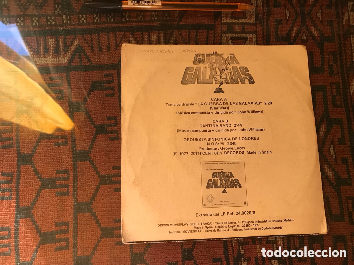 Discos de vinilo: Star Wars. Orquesta sinf&oacute;nica de Londres. - Foto 2