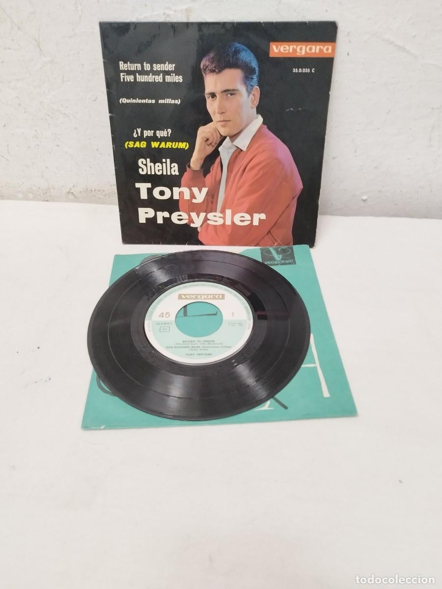 Discos de vinilo: Tony Preysler &ndash; Sheila. Vinilo single. - Foto 1