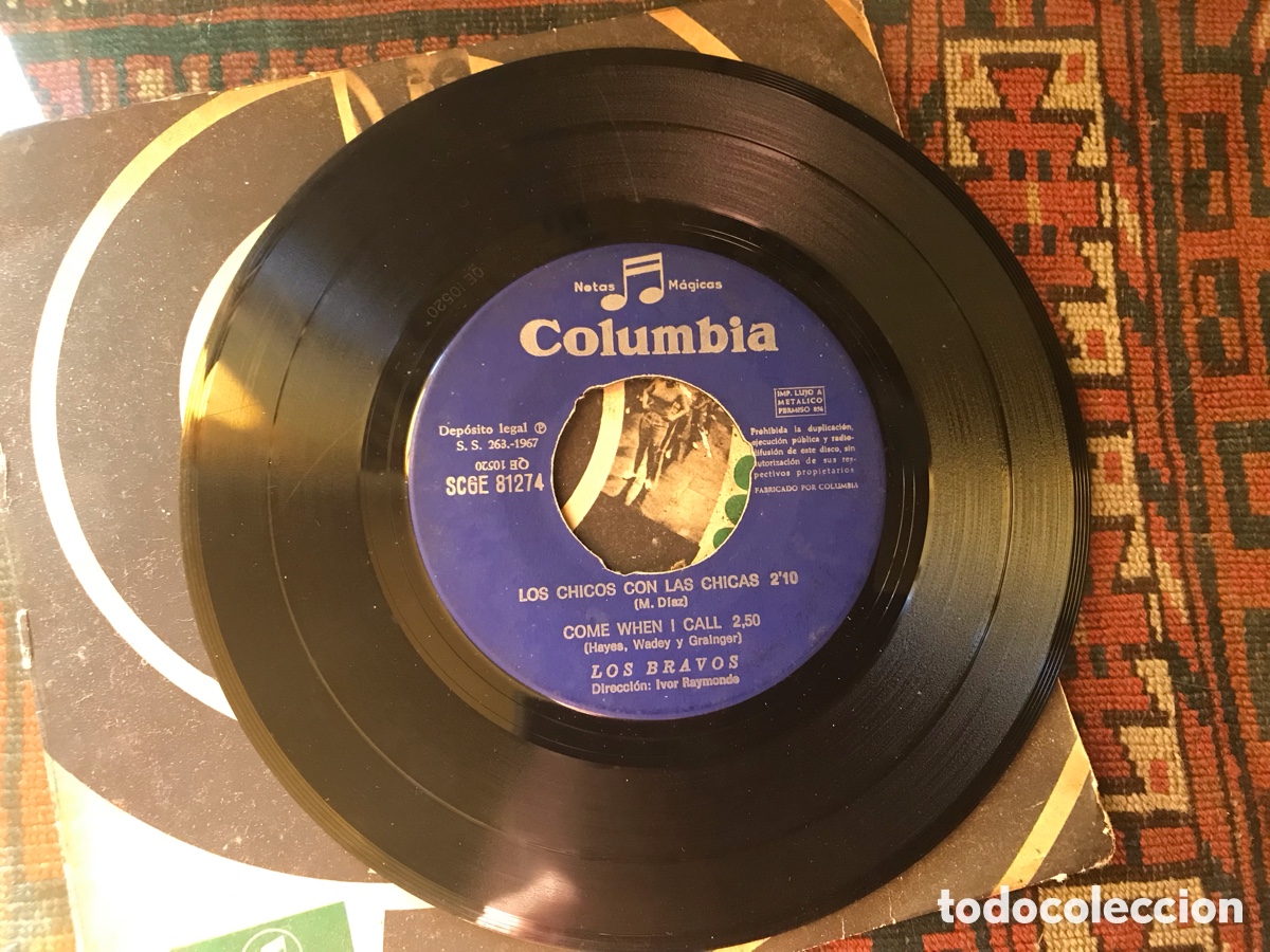 Discos de vinilo: Los Bravos. Los chicos con las chicas. - Foto 3