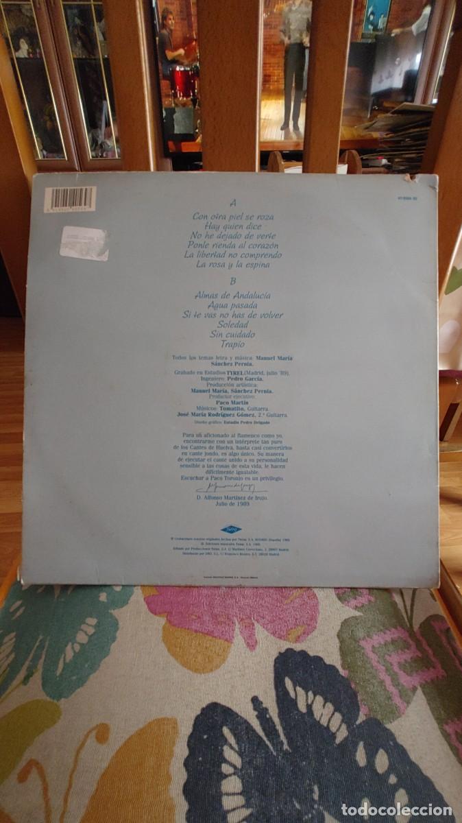 Discos de vinilo: PACO TORONJO-LP CON FILOSOFIA Y AMOR - Foto 2