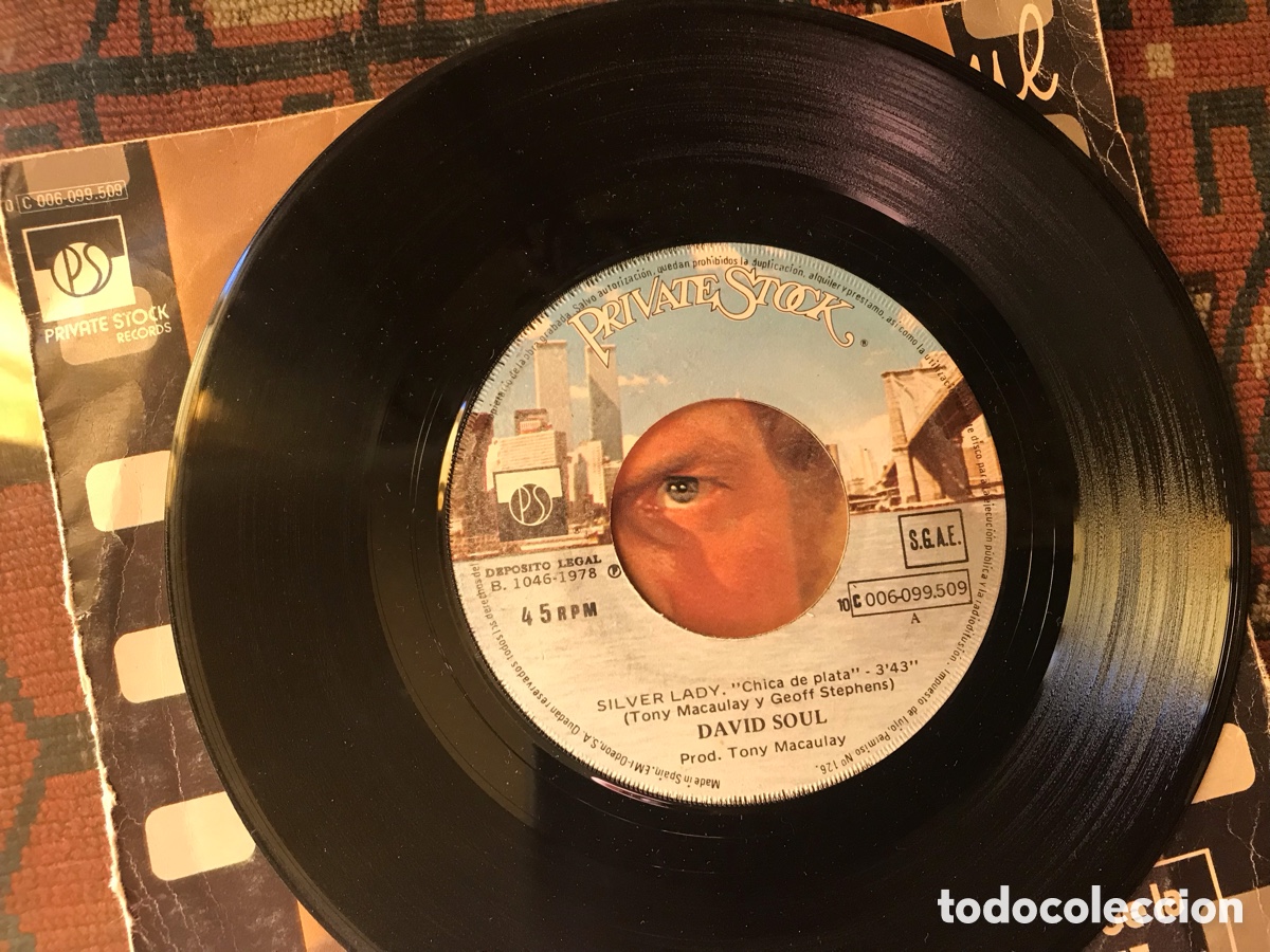 Discos de vinilo: David Soul. Silver Lady. Rider. - Foto 3