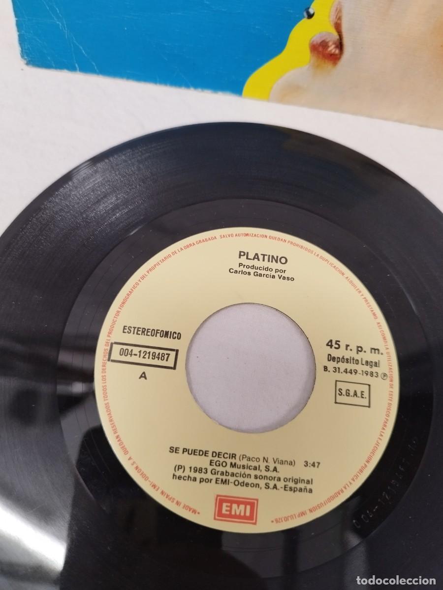 Discos de vinilo: Platino &ndash; Se Puede Decir. Vinilo single. - Foto 2