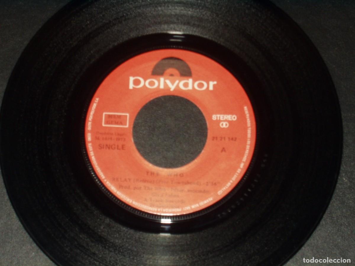 Discos de vinilo: THE WHO SINGLE RELAY/WASPMAN - Foto 3