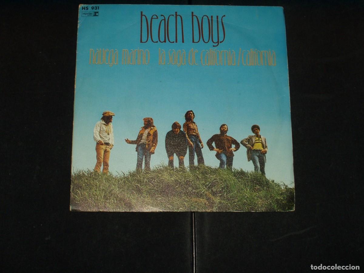 Discos de vinilo: BEACH BOYS SINGLE NAVEGA MARINO - Foto 1