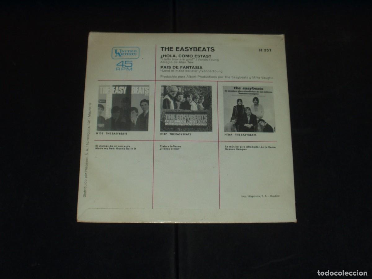 Discos de vinilo: EASYBEATS SINGLE &iquest;HOLA, COMO ESTAS? - Foto 2