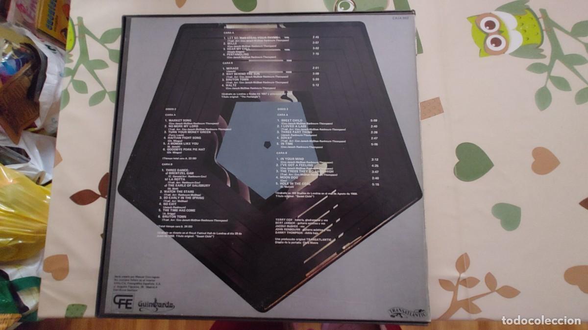Discos de vinilo: PENTANGLE-BOX CON 3 LPS PENTANGLING - Foto 3