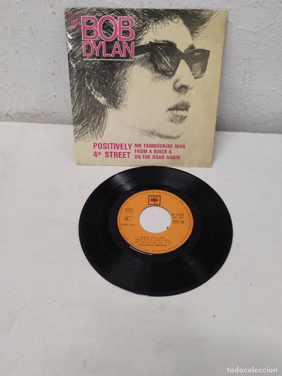 Discos de vinilo: Bob Dylan &ndash; Positively 4th Street. Vinilo EP. - Foto 1