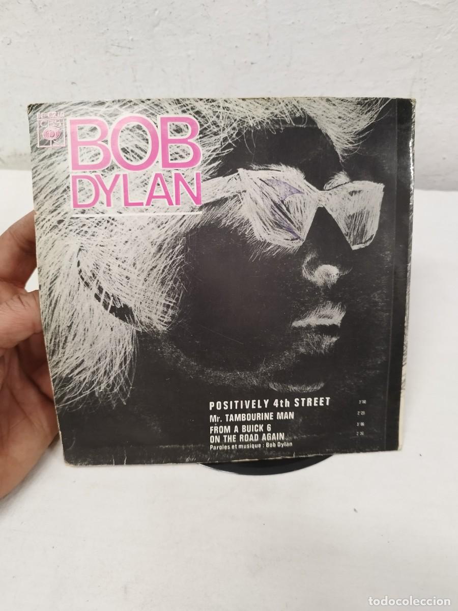 Discos de vinilo: Bob Dylan &ndash; Positively 4th Street. Vinilo EP. - Foto 3