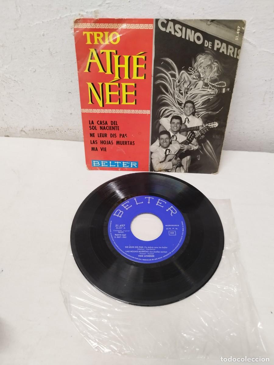 Discos de vinilo: Trio Ath&eacute;n&eacute;e &ndash; La Casa Del Sol Naciente. Vinilo EP. - Foto 1