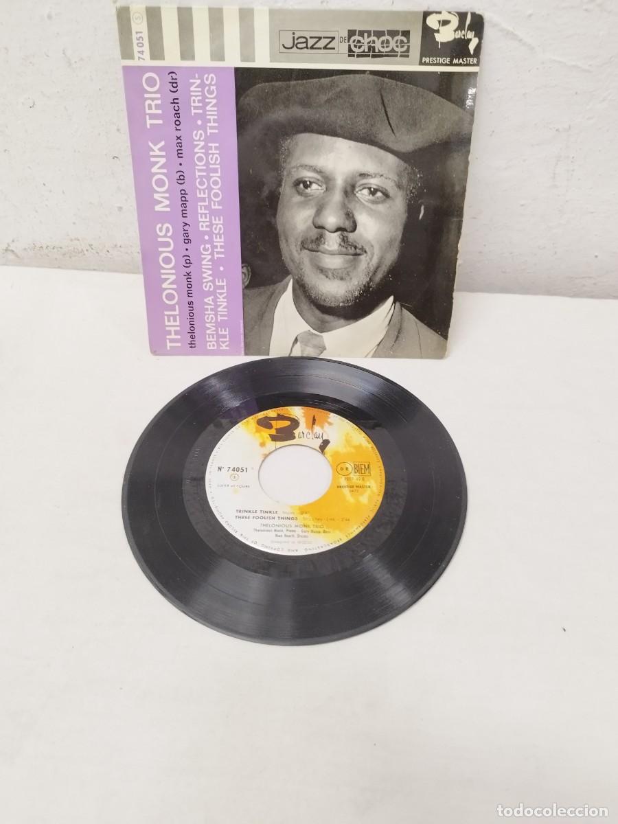 Discos de vinilo: Thelonious Monk Trio &ndash; Bemsha Swing. Vinilo EP. - Foto 1