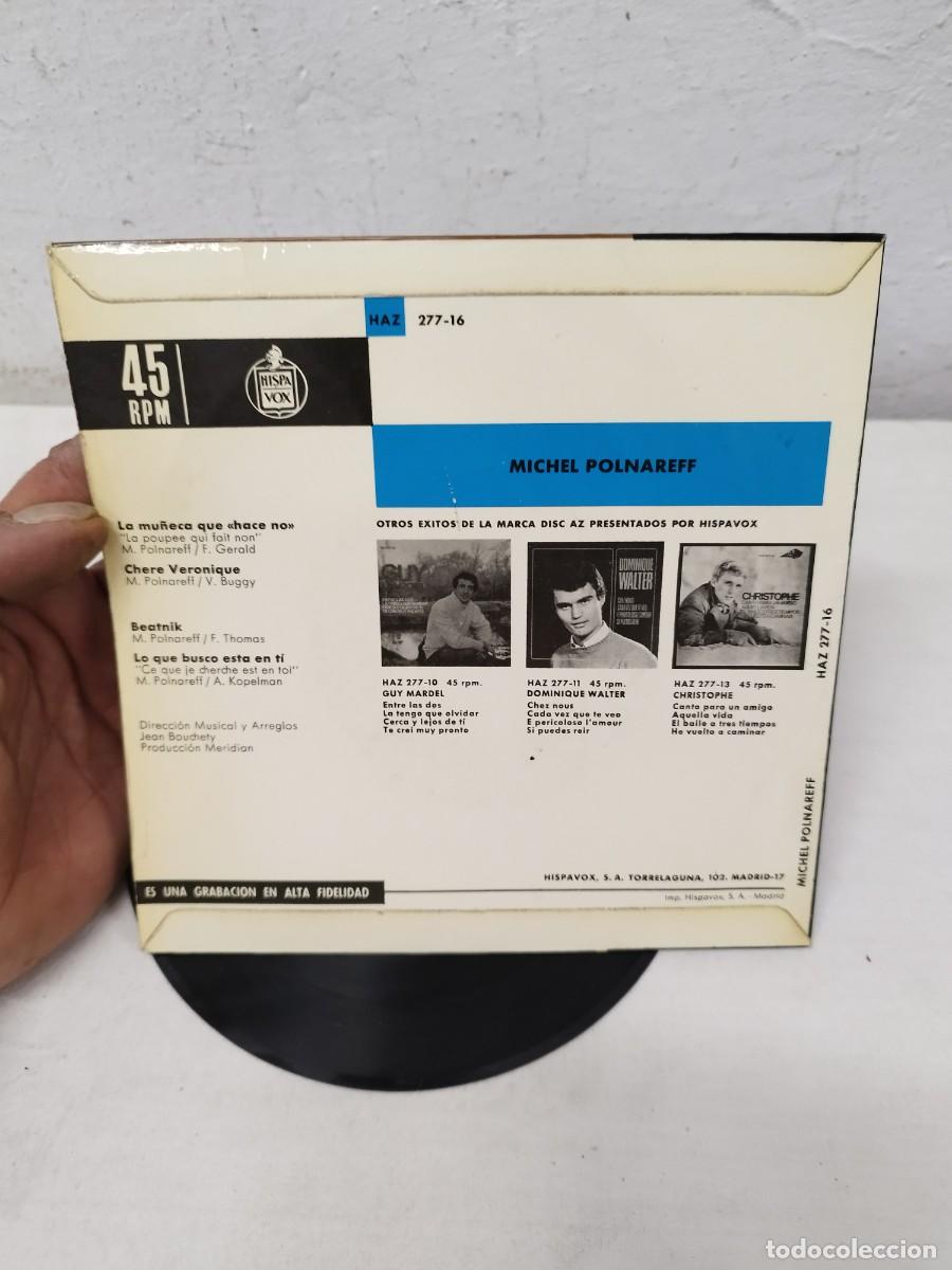 Discos de vinilo: Michel Polnareff &ndash; La Mu&ntilde;eca Que Hace No. Vinilo EP. - Foto 3