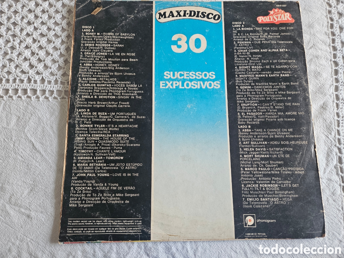 Discos de vinilo: Doble LP 30 Sucessos Explosivos - Foto 3