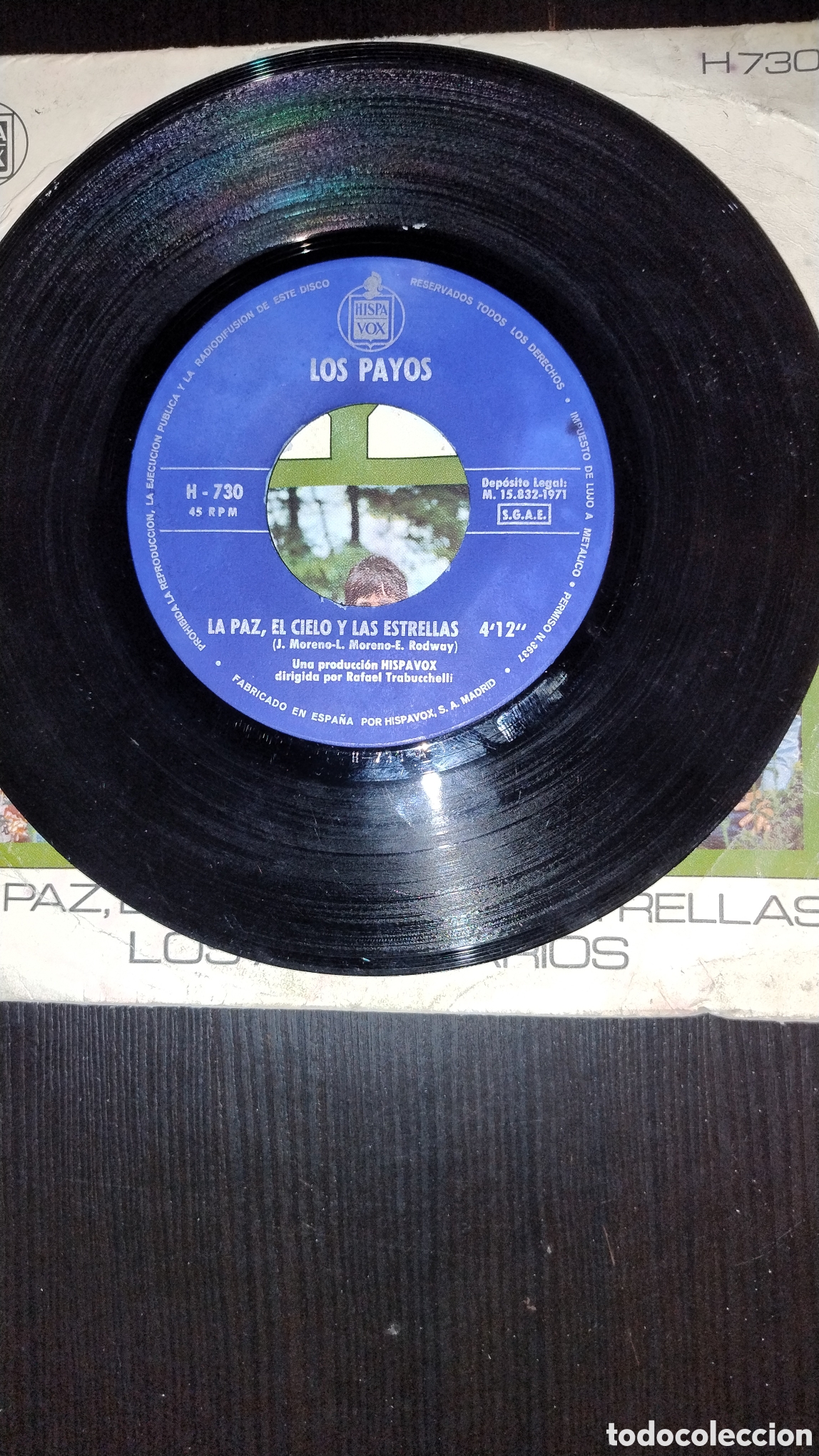 Discos de vinilo: Los payos disco vinilo 45 rpm - Foto 3