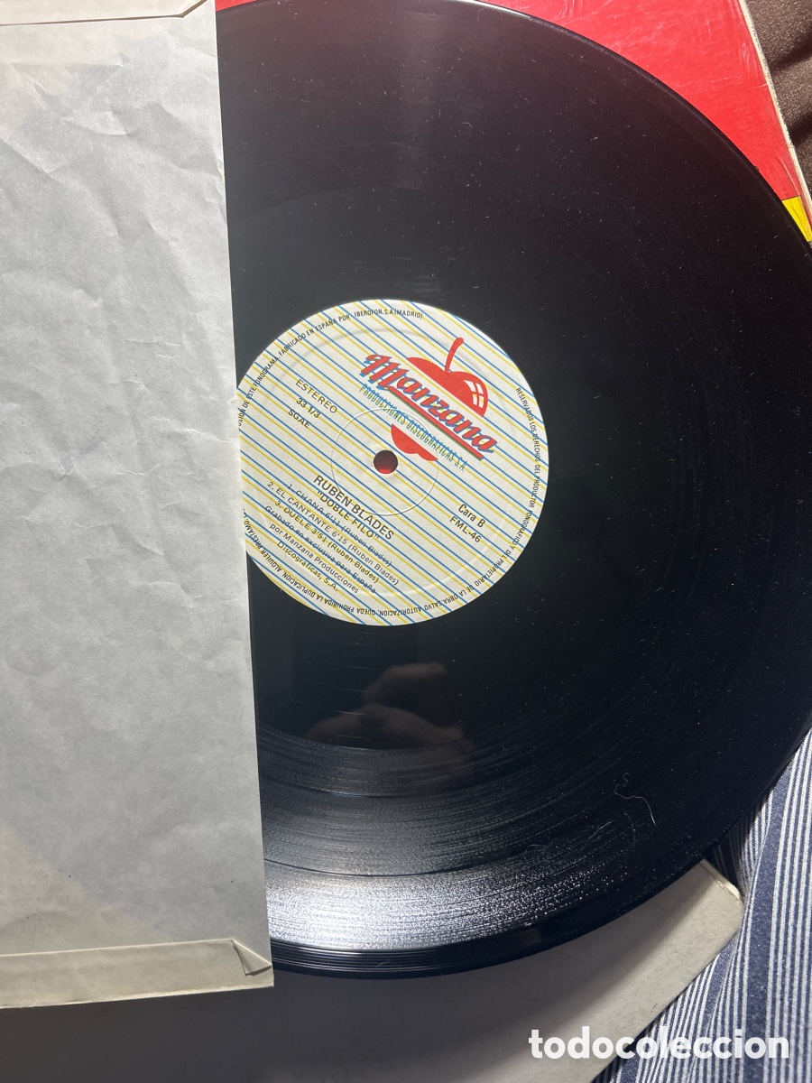 Discos de vinilo: Ruben blades doble filo. - Foto 3