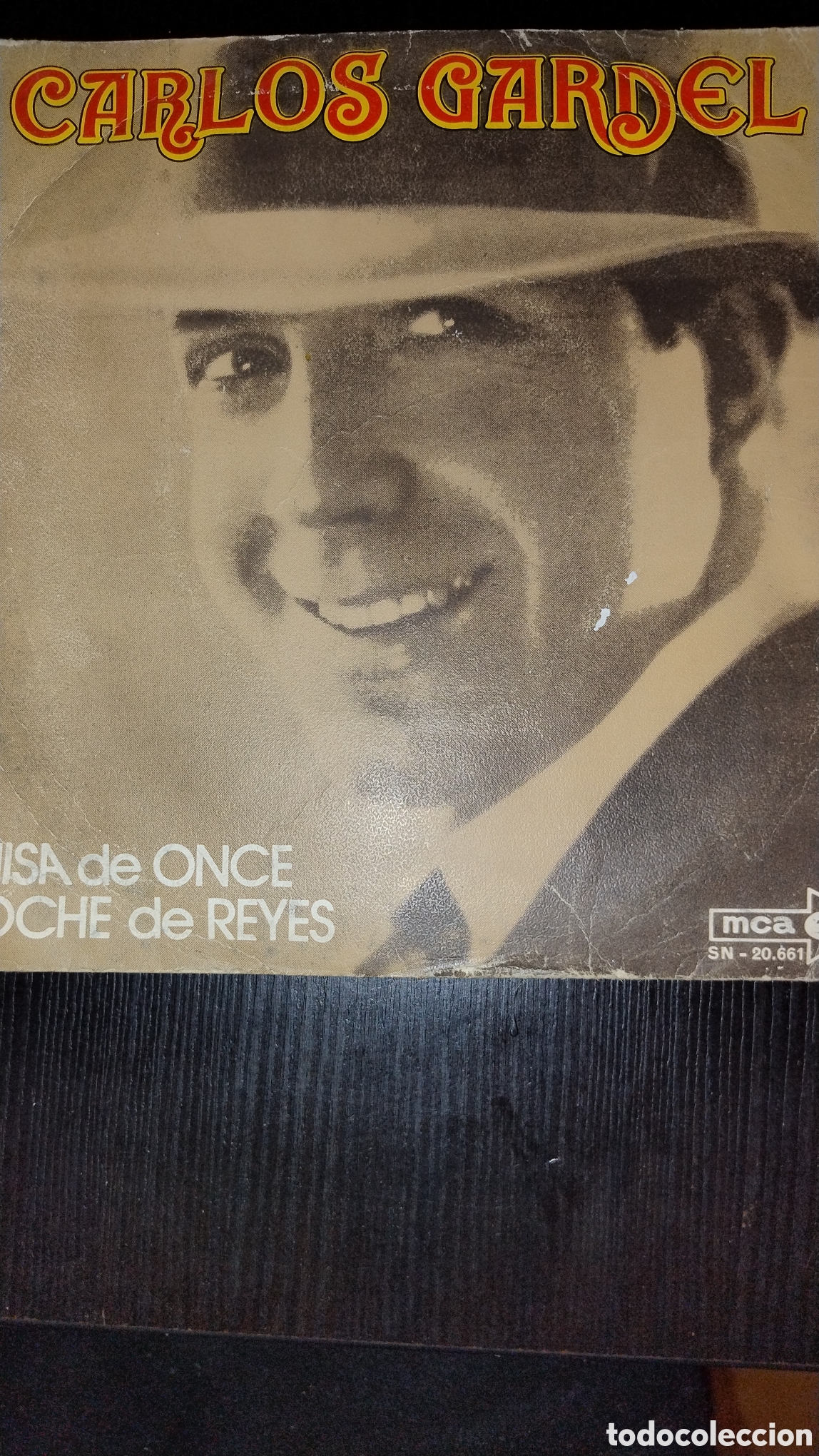 Discos de vinilo: Carlos Gardel disco cuarenta y cinco rpm - Foto 1