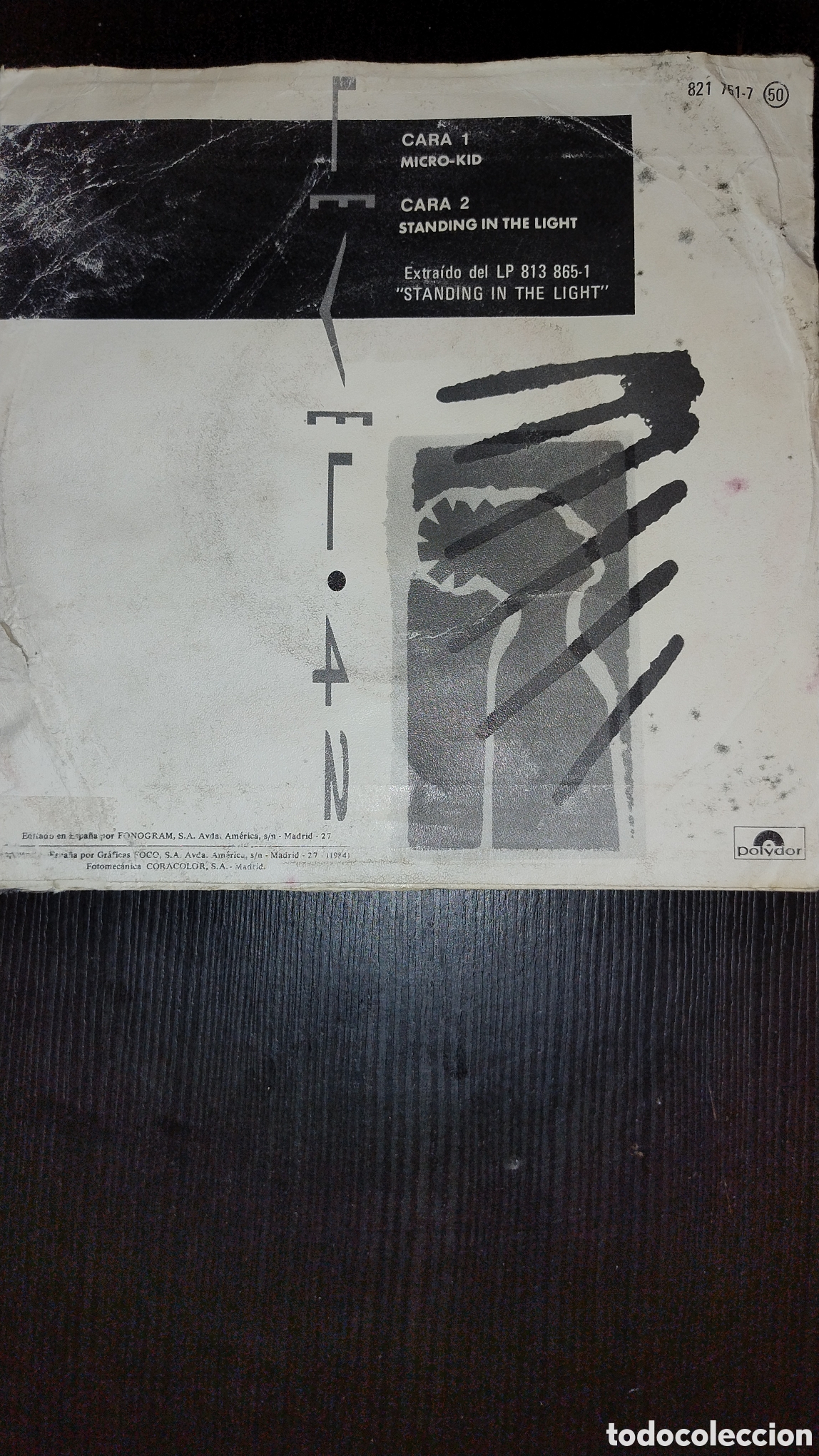 Discos de vinilo: Level cuarenta y dos micro kid disco 45 rpm - Foto 2