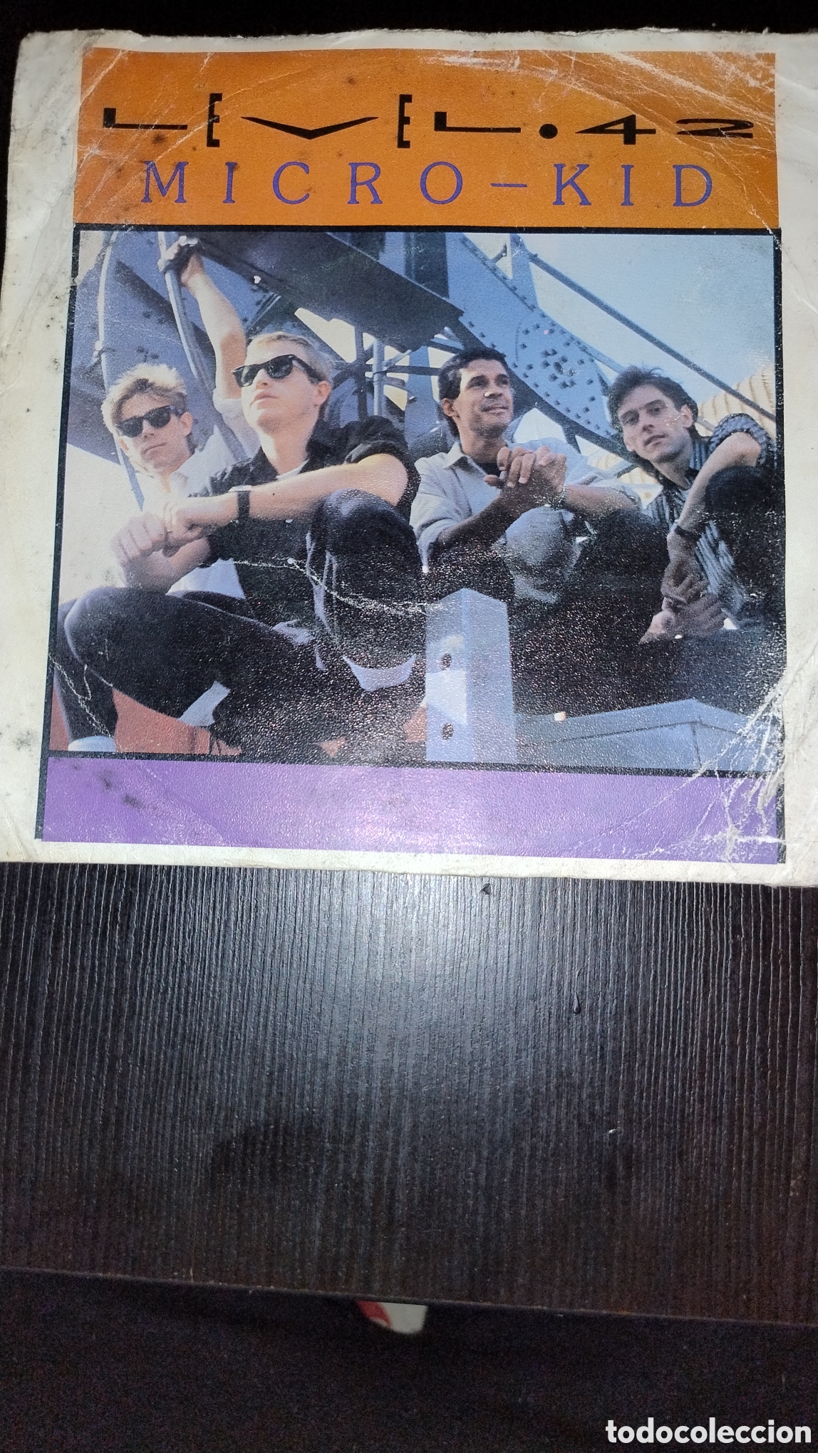 Discos de vinilo: Level cuarenta y dos micro kid disco 45 rpm - Foto 1