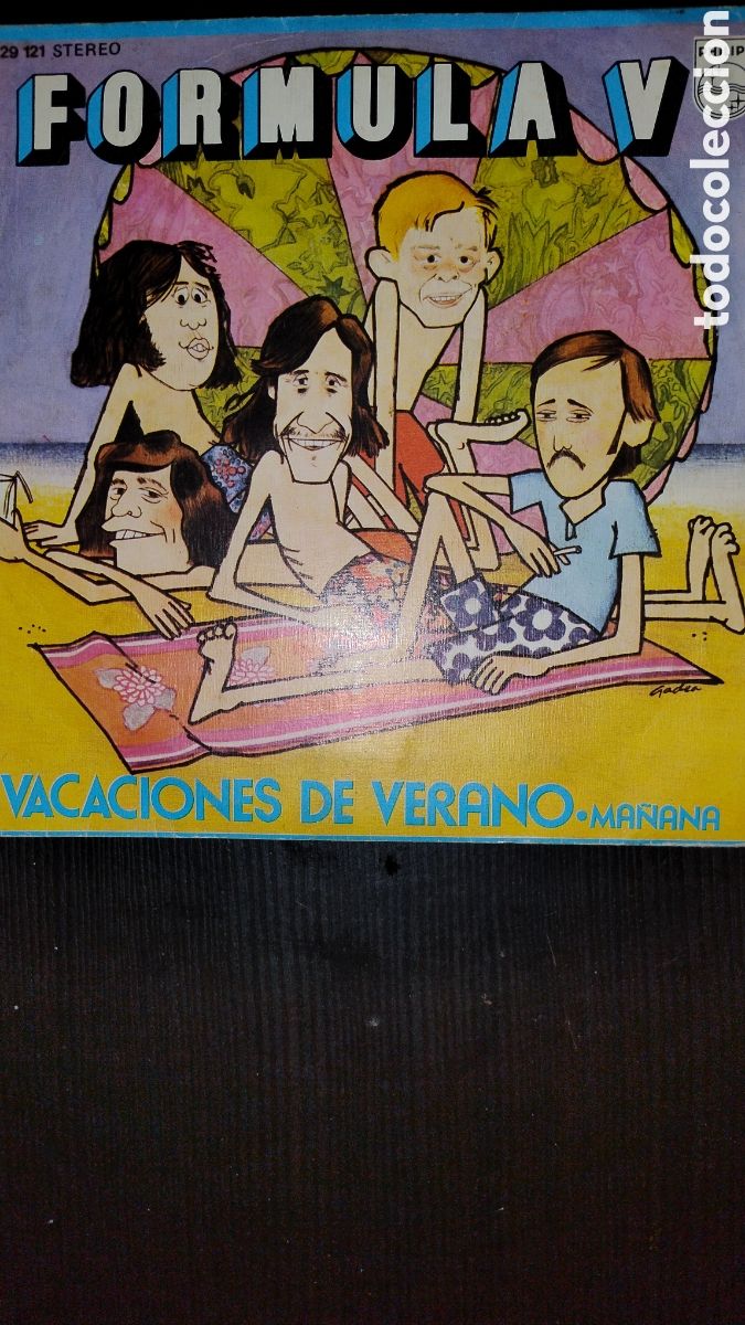 Discos de vinilo: F&oacute;rmula V disco cuarenta y cinco rpm - Foto 1