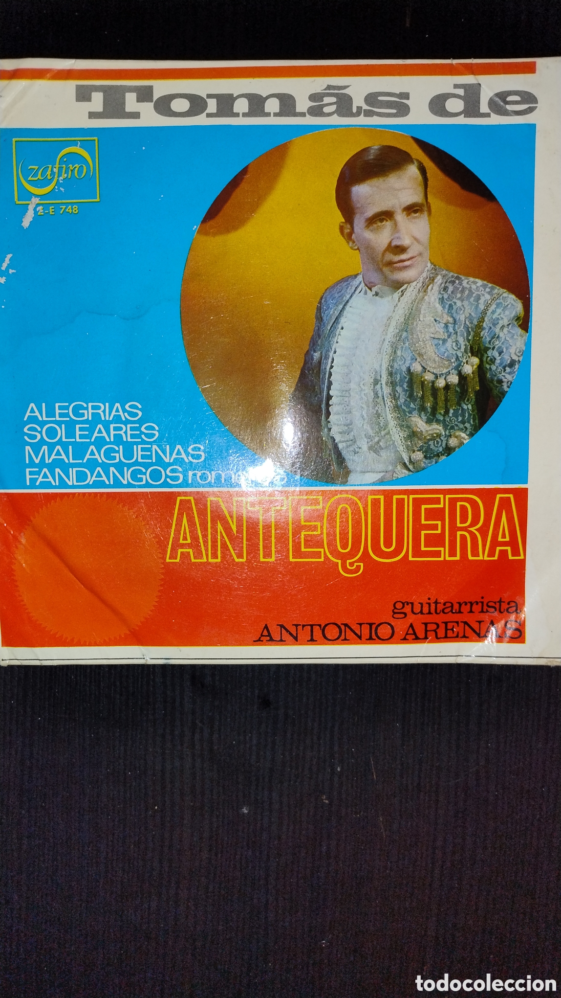 Discos de vinilo: Tom&aacute;s de Antequera disco cuarenta y cinco rpm - Foto 1
