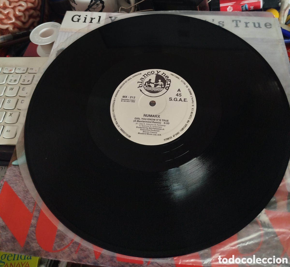 Discos de vinilo: Numarx - Girl you know its true - Foto 2