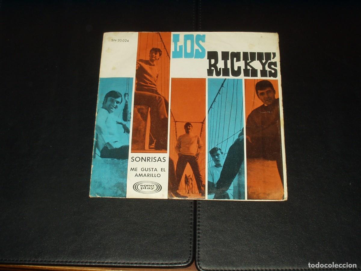 Discos de vinilo: RICKY'S SINGLE SONRISAS/ME GUSTA EL AMARILLO