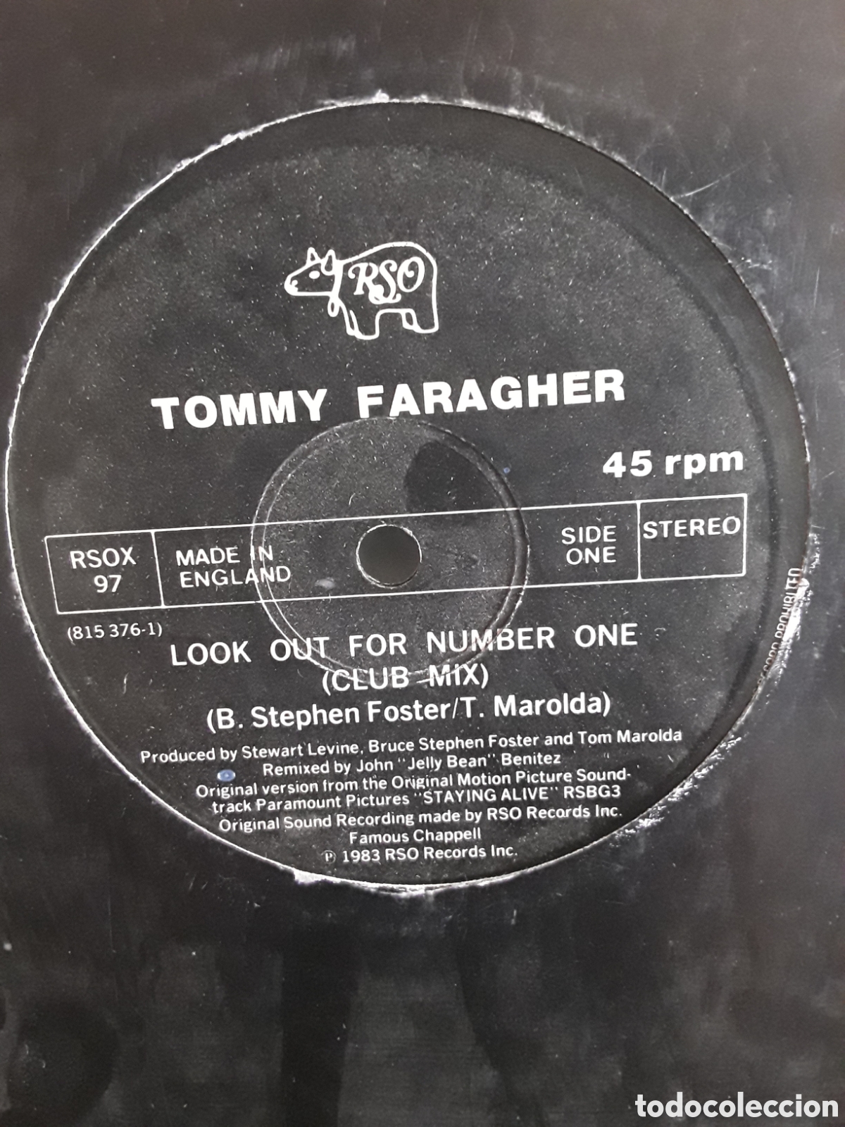 Discos de vinilo: Tommy Faragher - Look Out For Number One - Foto 2