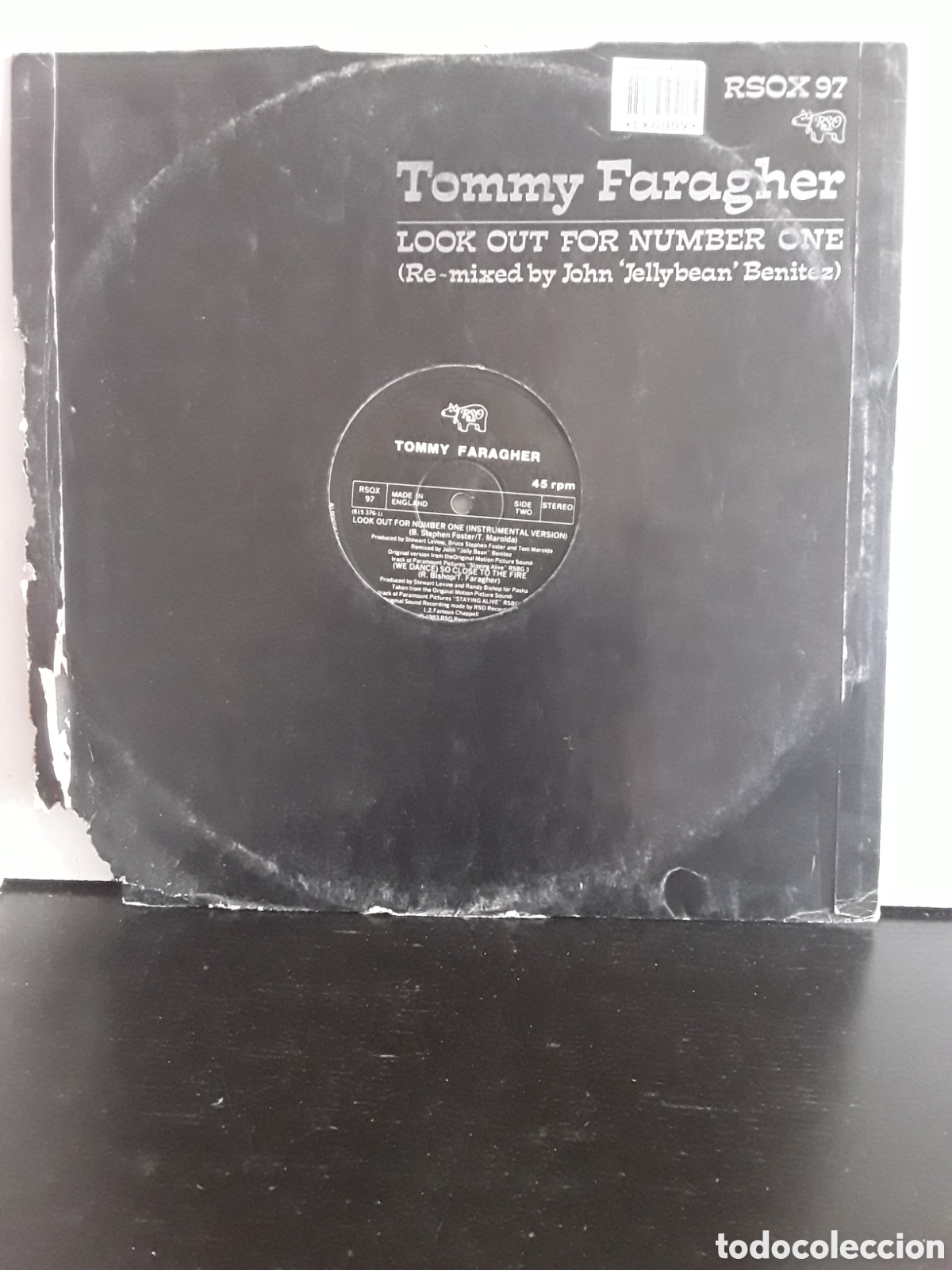 Discos de vinilo: Tommy Faragher - Look Out For Number One - Foto 3