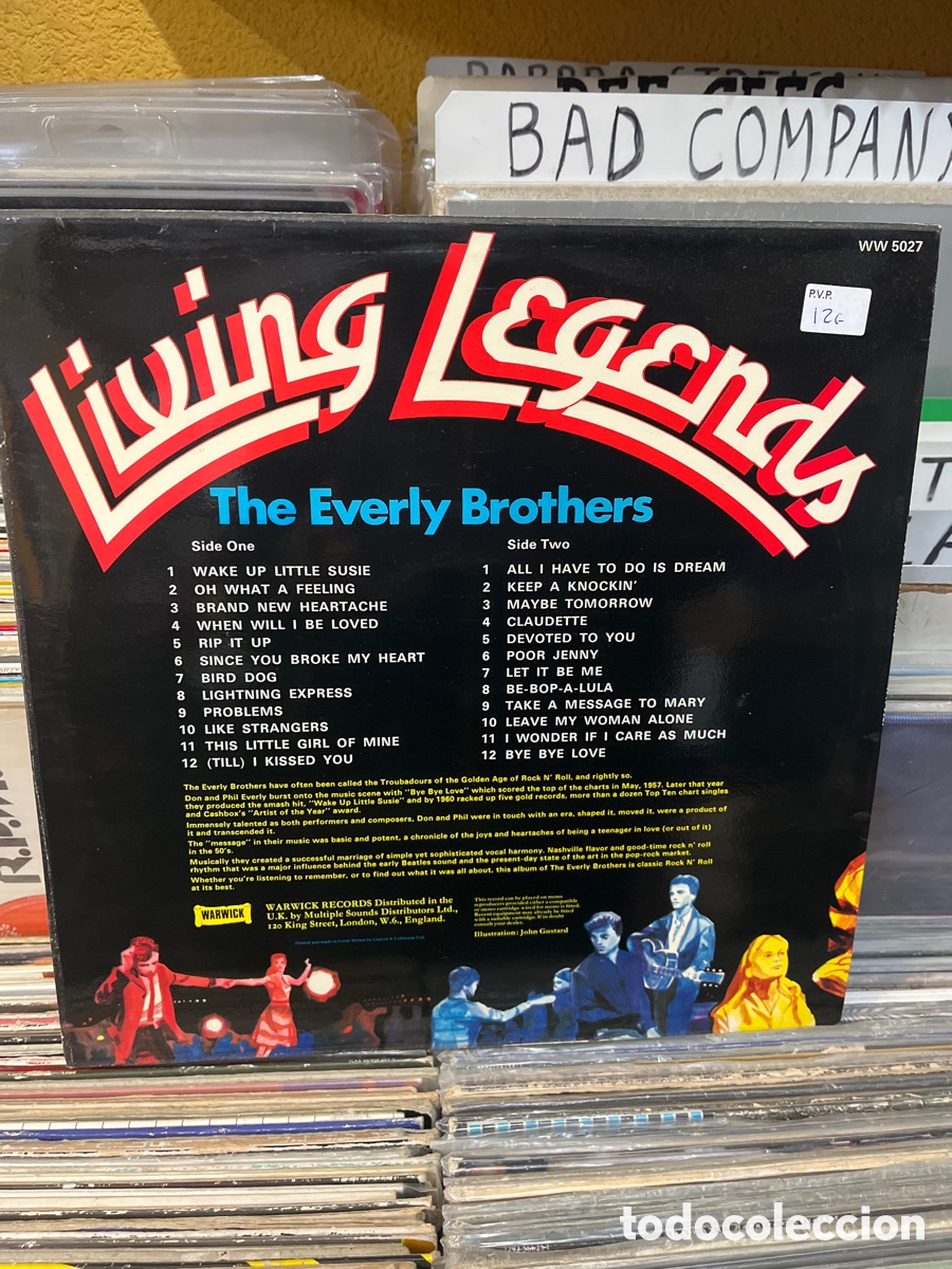 Discos de vinilo: living legends the everly brothers - Foto 2