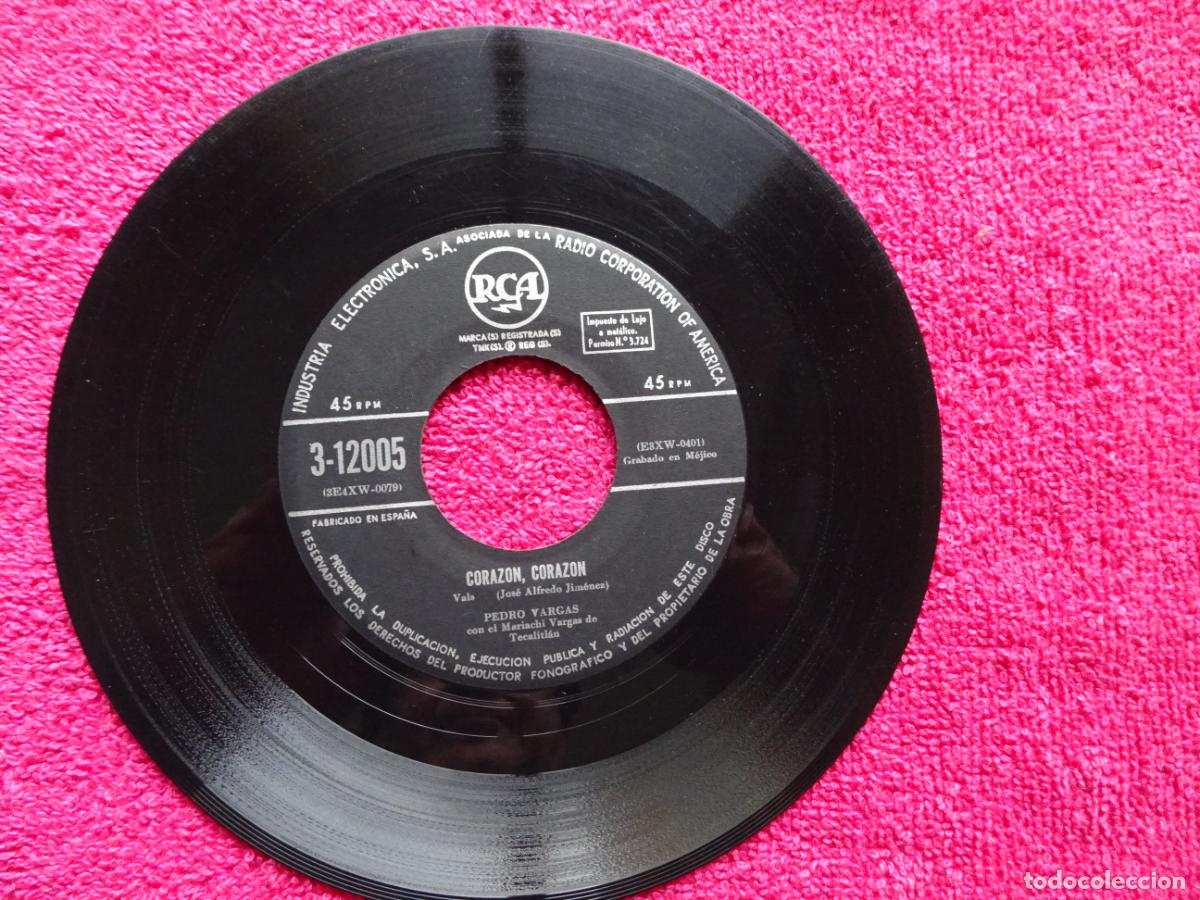 Discos de vinilo: pedro vargas coraz&oacute;n coraz&oacute;n rca 3-12005 - Foto 1