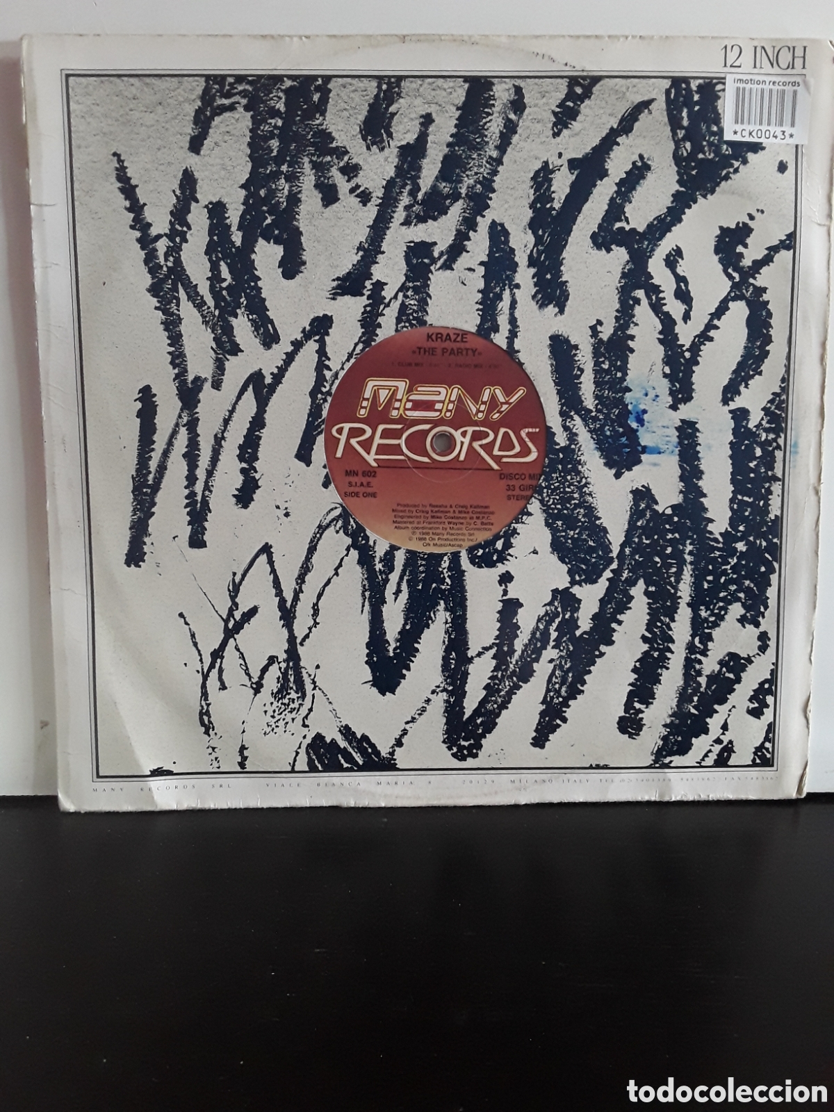 Discos de vinilo: Kraze &lrm;&ndash; The Party DISCO DE VINILO - Foto 2