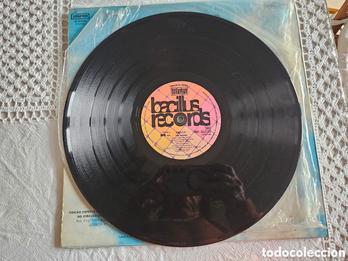Discos de vinilo: LP Omega Time Robber - Foto 2
