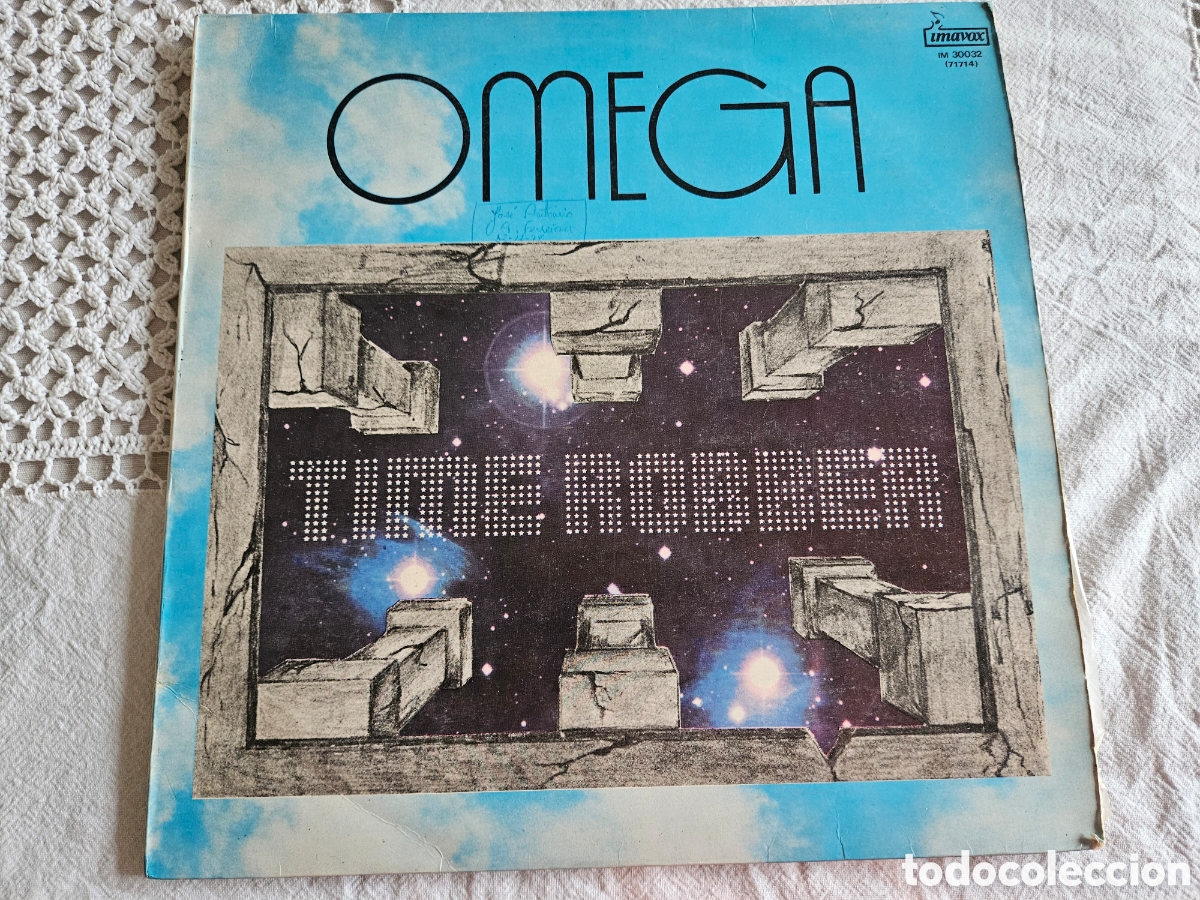 Discos de vinilo: LP Omega Time Robber - Foto 1