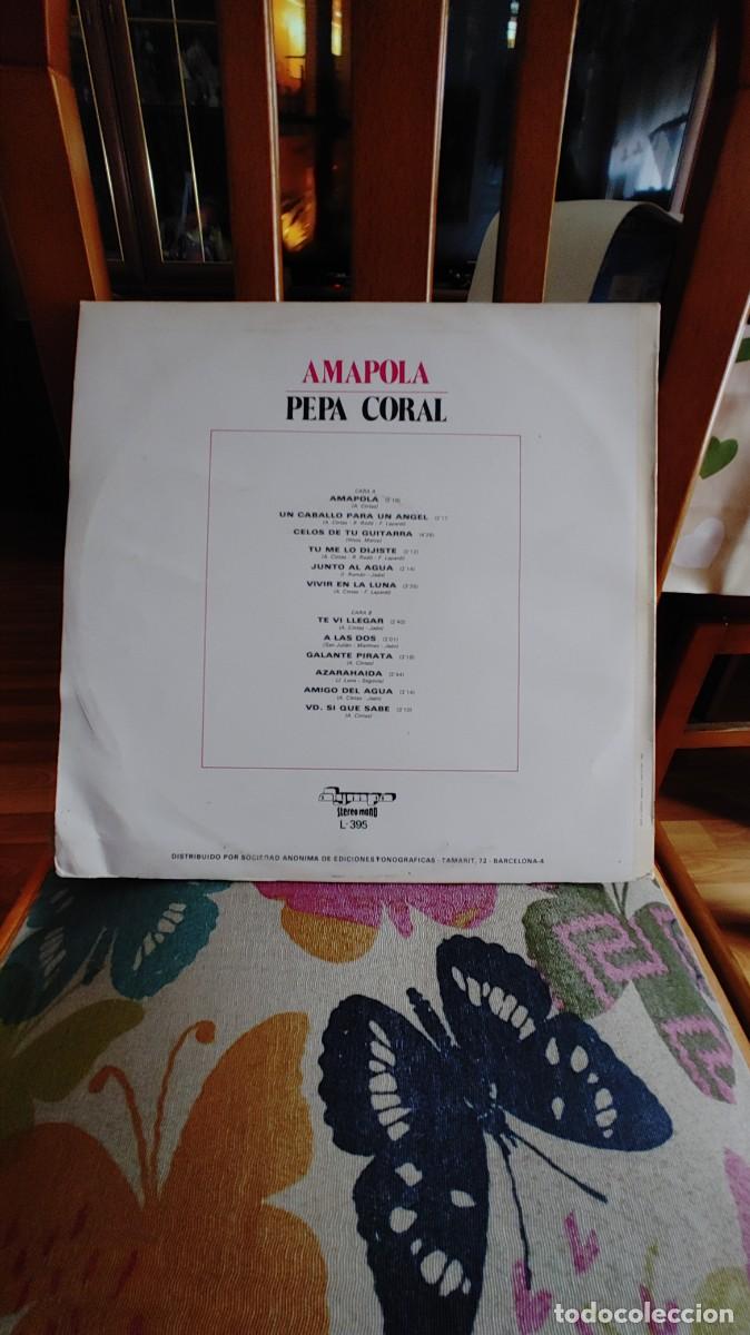 Discos de vinilo: PEPE CORAL-LP AMAPOLA - Foto 2